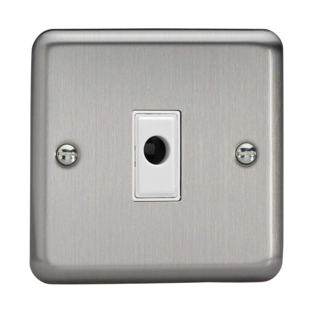 Varilight 16A Flex Outlet Plate Matt Chrome XSFOW