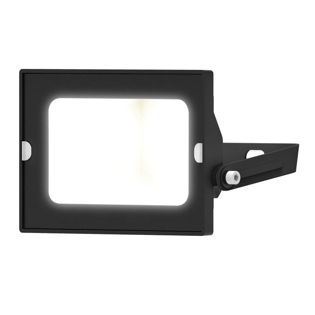 4lite Outdoor Graden/Security LED Floodlight IP65 20w 1700lm Black Cool White