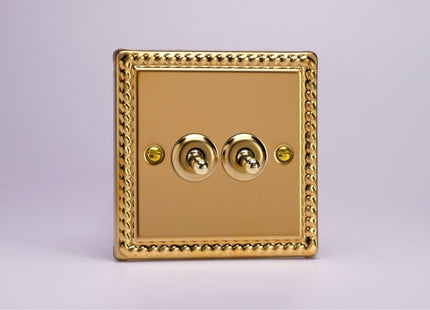 Varilight 2-Gang 10A Intermediate Toggle Switch