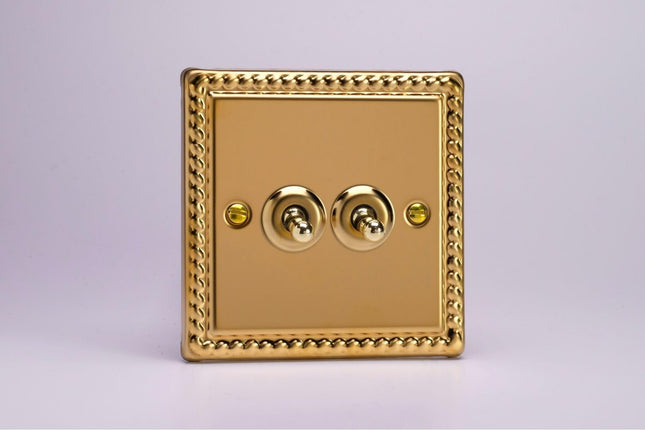Varilight 2-Gang 10A Intermediate Toggle Switch