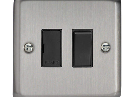 Varilight Fused Spur 2-Gang 13A Double Pole Switched Socket