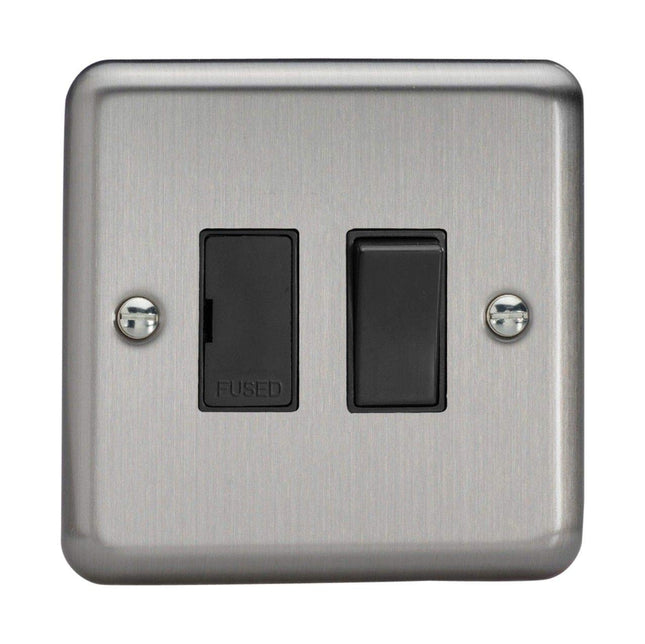 Varilight Fused Spur 2-Gang 13A Double Pole Switched Socket