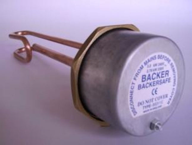 BACKERSAFE 18" IMMERSION HEATER 09194VS COPPER