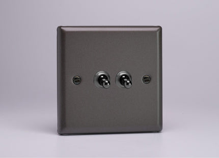 Varilight 2-Gang 10A Intermediate Toggle Switch