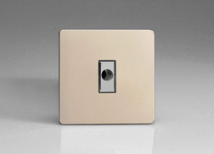 Varilight 16A Flex Outlet Plate Satin Chrome XDNFODS