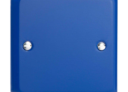 Varilight Single Blank Plate Reflex Blue XYSB.RB
