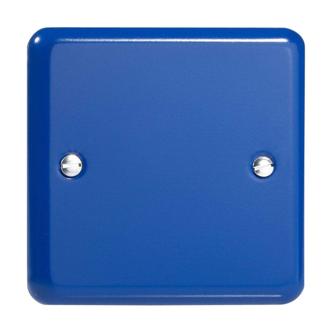 Varilight Single Blank Plate Reflex Blue XYSB.RB