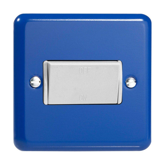 Varilight 10A Fan Isolating Switch (3 Pole) Reflex Blue XYFIW.RB