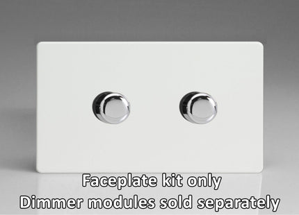 Varilight 2-Gang Matrix Kit For Rotary Dimmers (Twin Plate) 