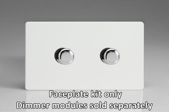 Varilight 2-Gang Matrix Kit For Rotary Dimmers (Twin Plate) 