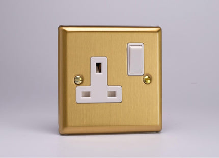 Varilight 1-Gang 13A Double Pole Switched Socket 