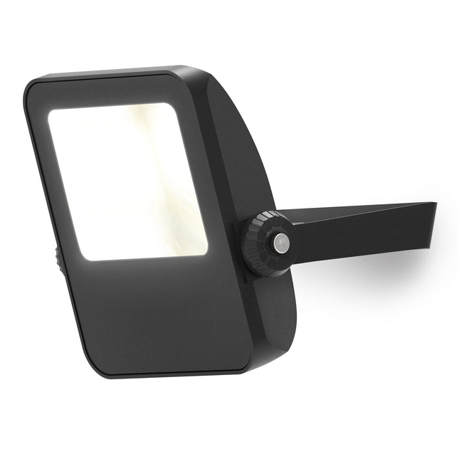 4lite Outdoor Graden/Security LED Floodlight IP65 50w 5750lm Die-Cast Black Cool White