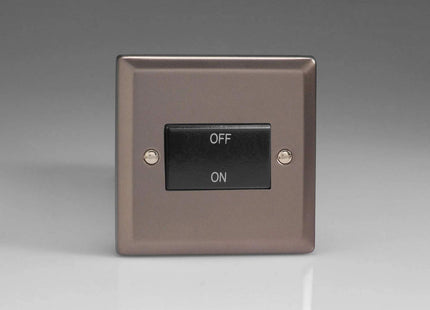 Varilight 10A Fan Isolating Switch (3 Pole) Pewter XRFIB