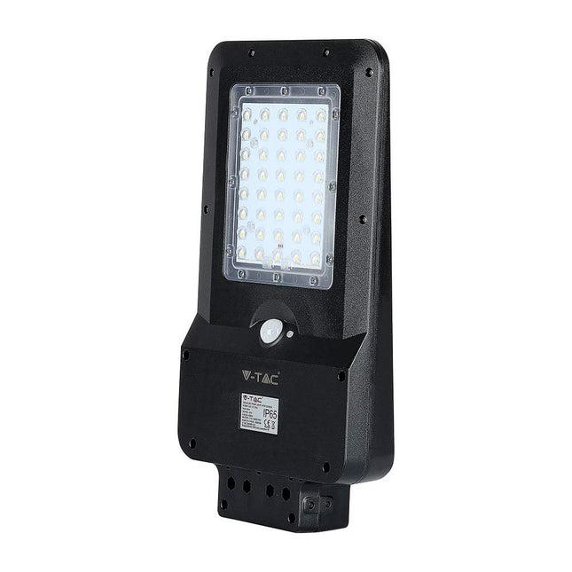 V-TAC 15W LED Solar Streetlight Day White 4000K Black Cover VT-St15