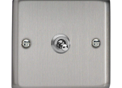 Varilight Intermediate Classic Toggle Switch Matt Chrome XST7