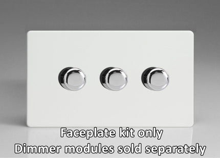 Varilight 3-Gang Matrix Kit For Rotary Dimmers (Twin Plate) 