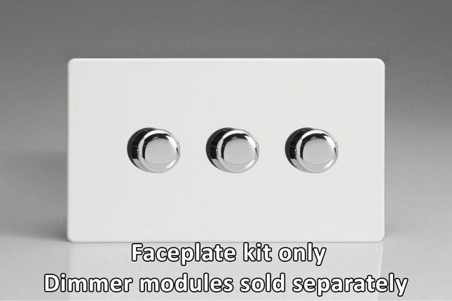 Varilight 3-Gang Matrix Kit For Rotary Dimmers (Twin Plate) 