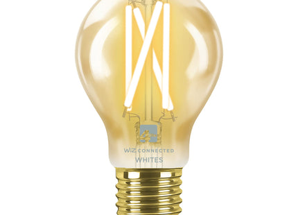 4lite Smart Wiz Connected LED Bulb Amber Filament A60 E27 Screw Fitting WiFi/Bluetooth Tuneable White & Dimmable 7w 640lm