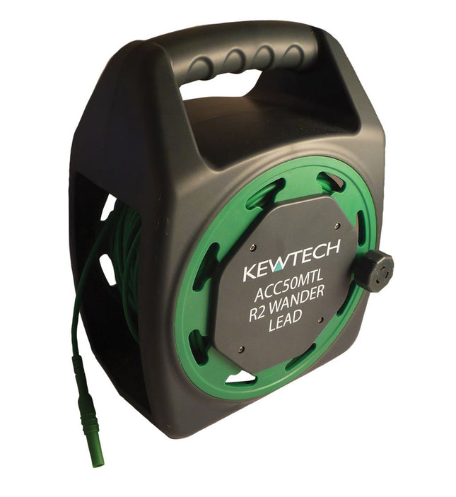 Kewtech ACC50MTL Test Lead Extension Reel, 50 m black