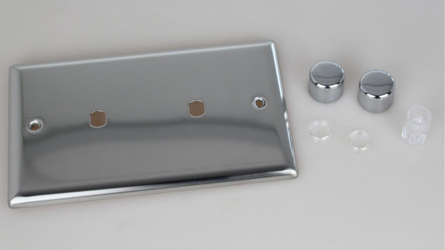 Varilight 2-Gang Matrix Kit For Rotary Dimmers (Twin Plate) 