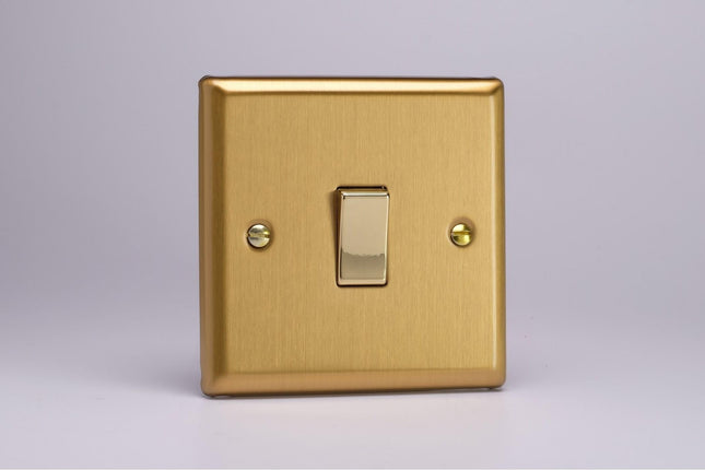 Varilight 1-Gang 10A 1- Or 2-Way Rocker Switch With Metal Rockers