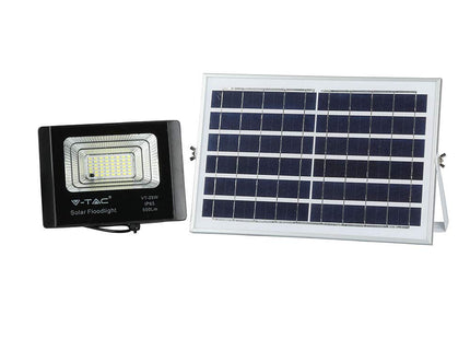 V-TAC LED Solar Floodlight White 6000K VT-25W