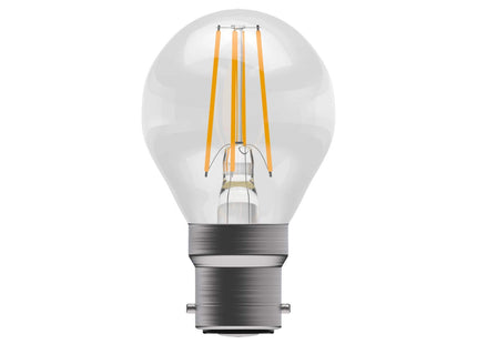 Bell 60121-4W LED Filament Clear Round ES, 4000K