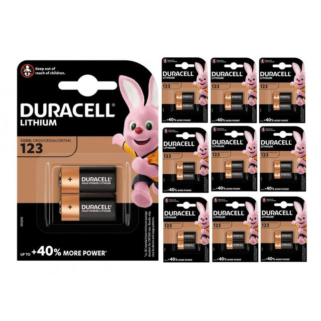 Duracell-blt-1ÊControl/CAMARA 123, 3ÊV Battery Case- 10 x 2 Pack (20 Batteries)