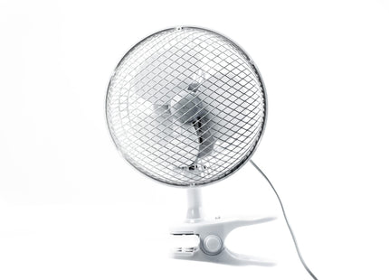 Status Clip On Fan | 6 Inch Portable Mini Fan | 2 Speed Adjustable Angle Fan | White | S6CLIPFAN1PKB