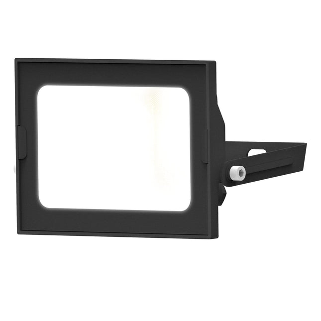 4lite Outdoor Graden/Security LED Floodlight IP65 30w 2550lm Black Cool White