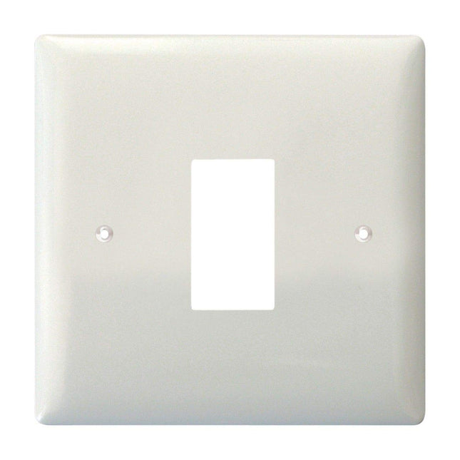 Varilight XOPGY1 PowerGrid Polar White 1-Gang Grid Plate (Single Plate)