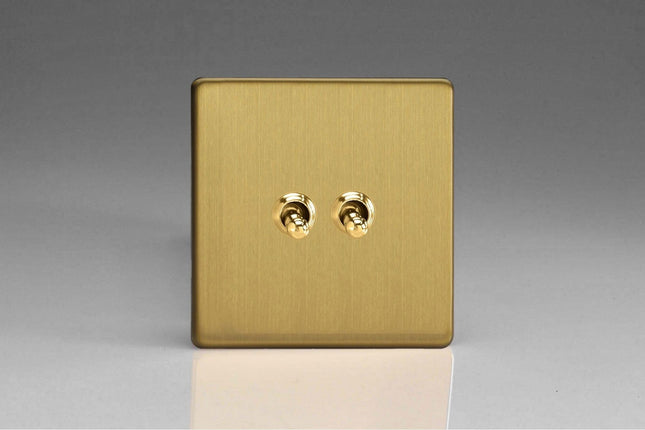 Varilight 2-Gang (10A Intermediate Switch + 10A 1- Or 2-Way Toggle Switch)
