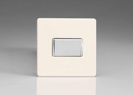 Varilight XDYFIWS.PD Screwless Primed 1-Gang 10A Fan Isolating Switch (3 Pole)