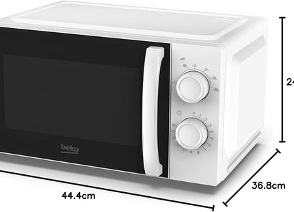 Beko MOC20100W Solo Microwave, 20 Litre, 700 W, White [Energy Class A]