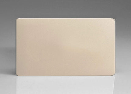 Varilight Double Blank Plate Satin Chrome XDNDBS