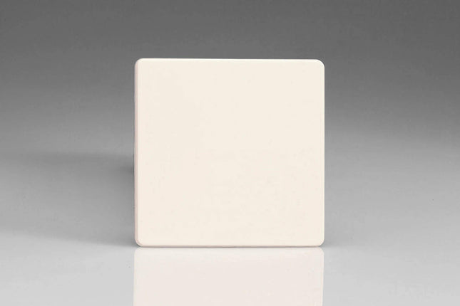 Varilight Primed Ready to Paint Flat Plate Screwless Single Blank Plate