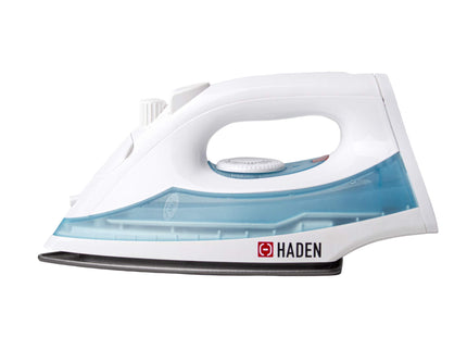 Haden Easysteam Iron Non-Stick Traditional Iron with Steam Functionality, 2000W, 200ml, Blue & White CF37