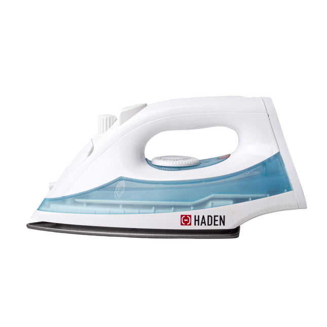 Haden Easysteam Iron Non-Stick Traditional Iron with Steam Functionality, 2000W, 200ml, Blue & White CF37