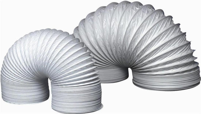 Airvent 100mm 4" Flexible Ducting 3 metre long White