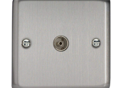 Varilight 1-Gang TV Socket, Co-Axial