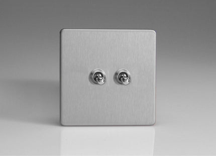 Varilight 2-Gang (10A Intermediate Switch + 10A 1- Or 2-Way Toggle Switch)