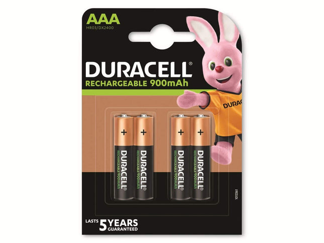 Duracell Ultra  rechargeables type AAA 1,2V 900 mAh , 10 x 4 Pack (40 Batteries)