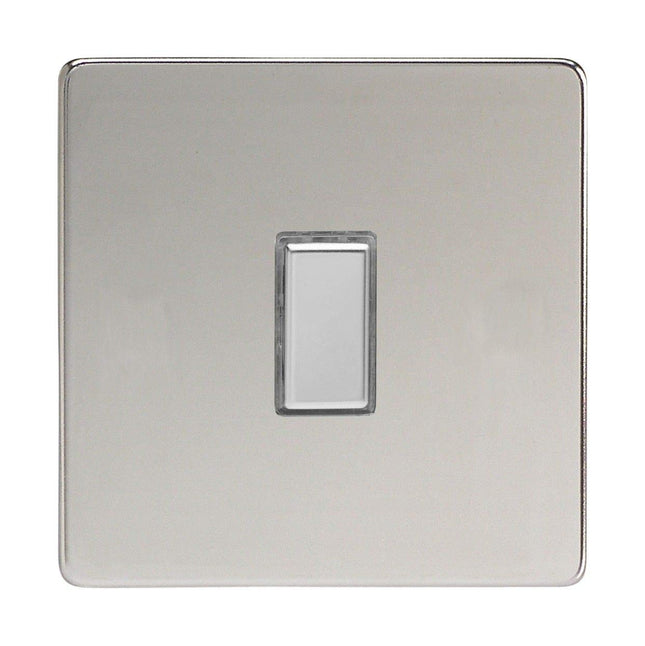 Varilight Eclique 2 1-Gang Tactile Touch Control Dimming Light Switch Slave for use with Eclique2 Master on 2-Way Circuits Polished Chrome JDCES001S
