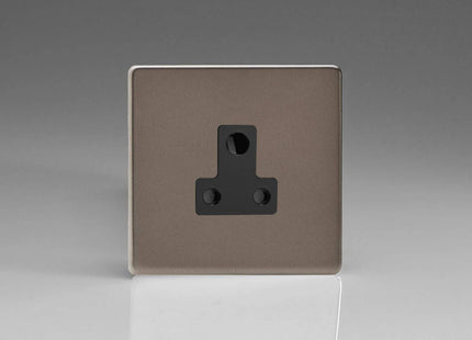 Varilight 1-Gang 5A Round Pin Socket XDRRP5ABS