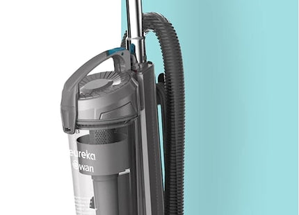 Swan Eureka TurboPower Pet Extend Upright Vacuum Cleaner, Lightweight, 2L, 400 W, Bagless with HEPA Filter for Carpets & Hard Floors, Energy Class A++, Single Cyclone Filtration-Grey/Blue (SC15834N)