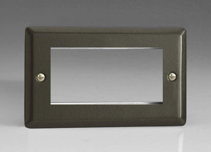 Varilight DataGrid Twin Plate (4 Grid Spaces) Graphite XPG4