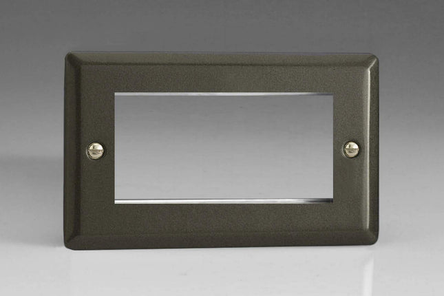 Varilight DataGrid Twin Plate (4 Grid Spaces) Graphite XPG4