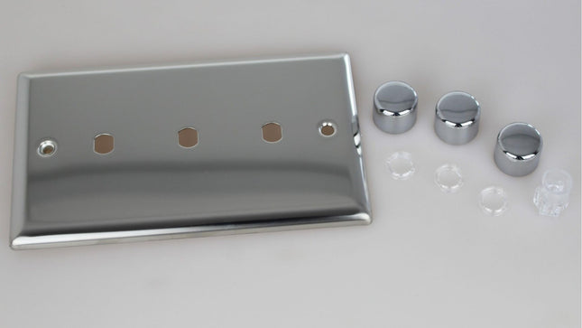 Varilight 3-Gang Matrix Kit For Rotary Dimmers (Twin Plate) 