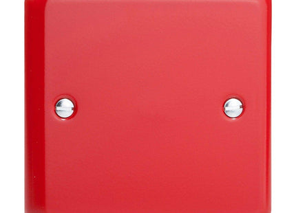 Varilight Single Blank Plate Pillar Box Red XYSB.PR