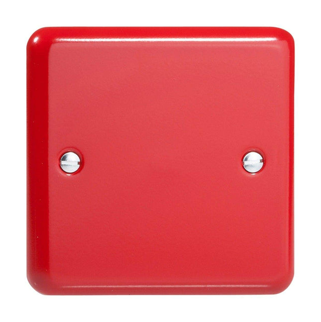 Varilight Single Blank Plate Pillar Box Red XYSB.PR